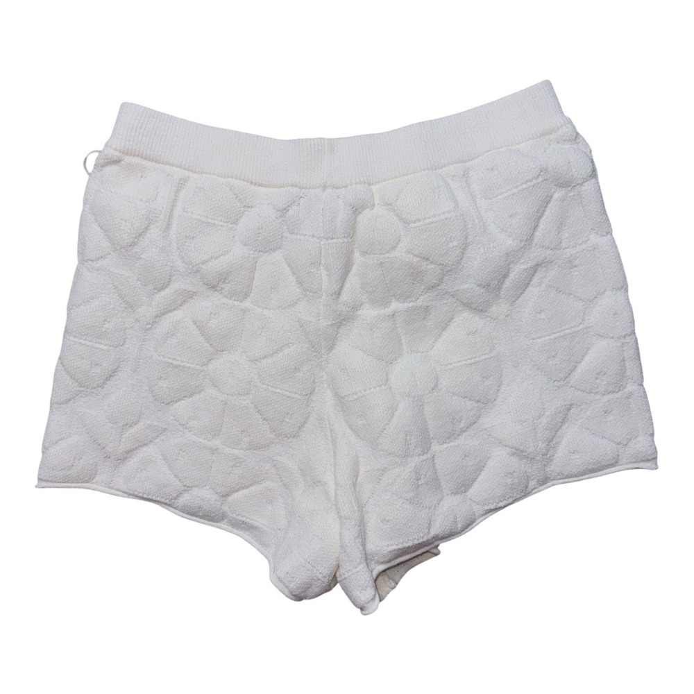 Roller Rabbit x Target Medium Daisy Floral Embossed Terry Drawstring Shorts - Picture 5 of 8